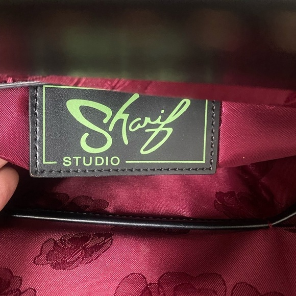 Sherif Genuine Leather Handbag Navy Blue - Picture 8 of 12